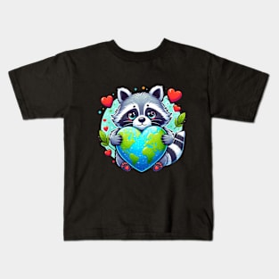 Love World Earth Day 2024 Everyday Kids T-Shirt